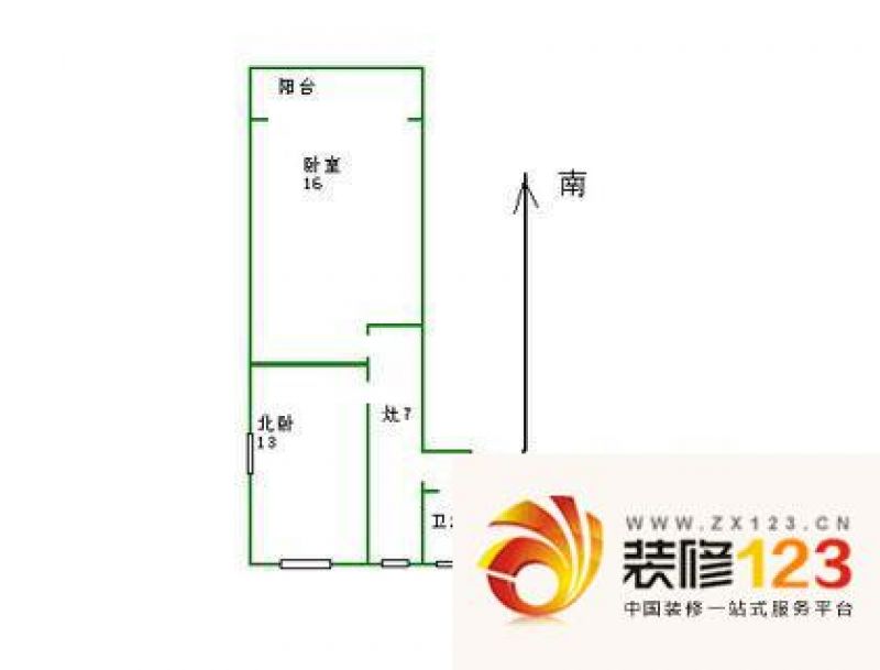 上海 延吉二村 户型图