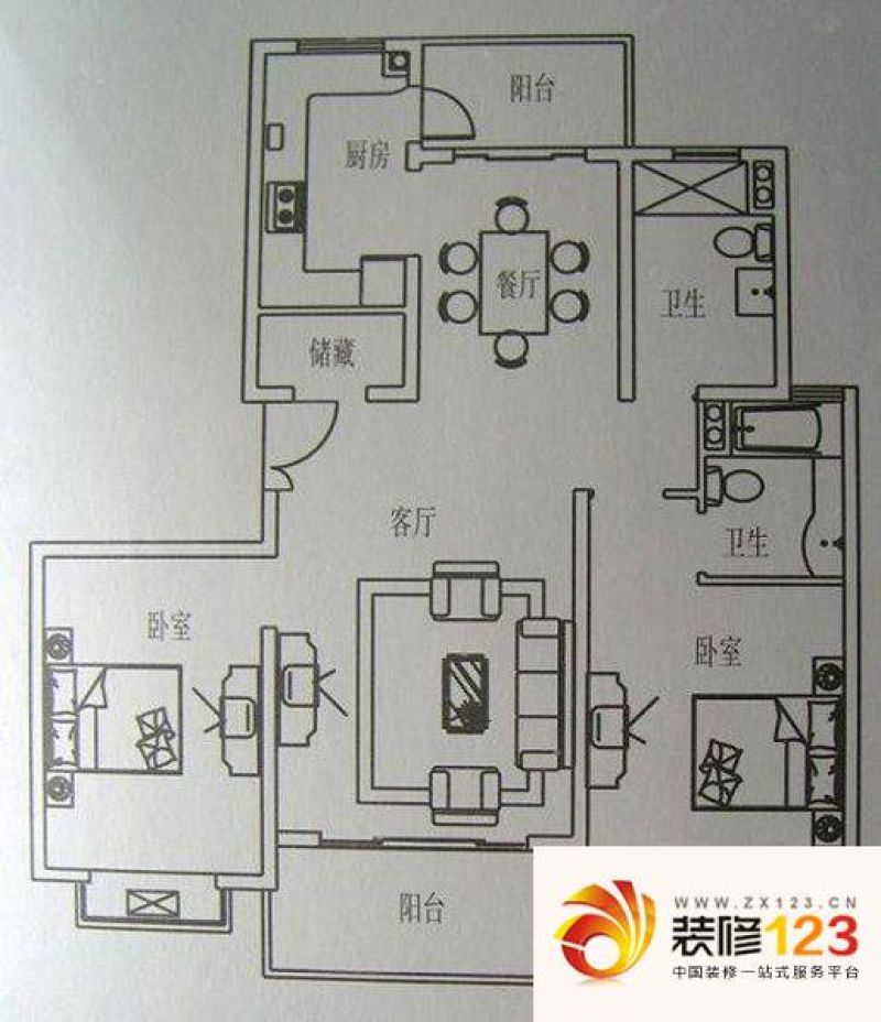 上海东方城市花园二期东方城市花园二期户型图户型图 2.